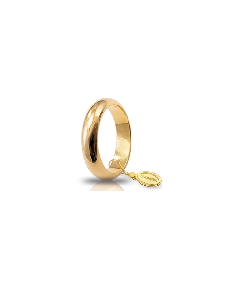Unoaerre Classic Wedding Ring in Yellow Gold 8 Grams