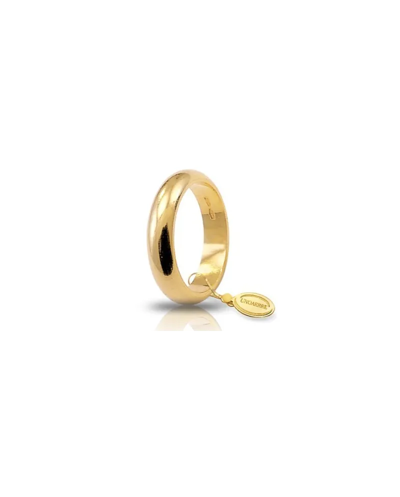 Fede Nuziale Unoaerre Classica in Oro Giallo 10 Grammi
