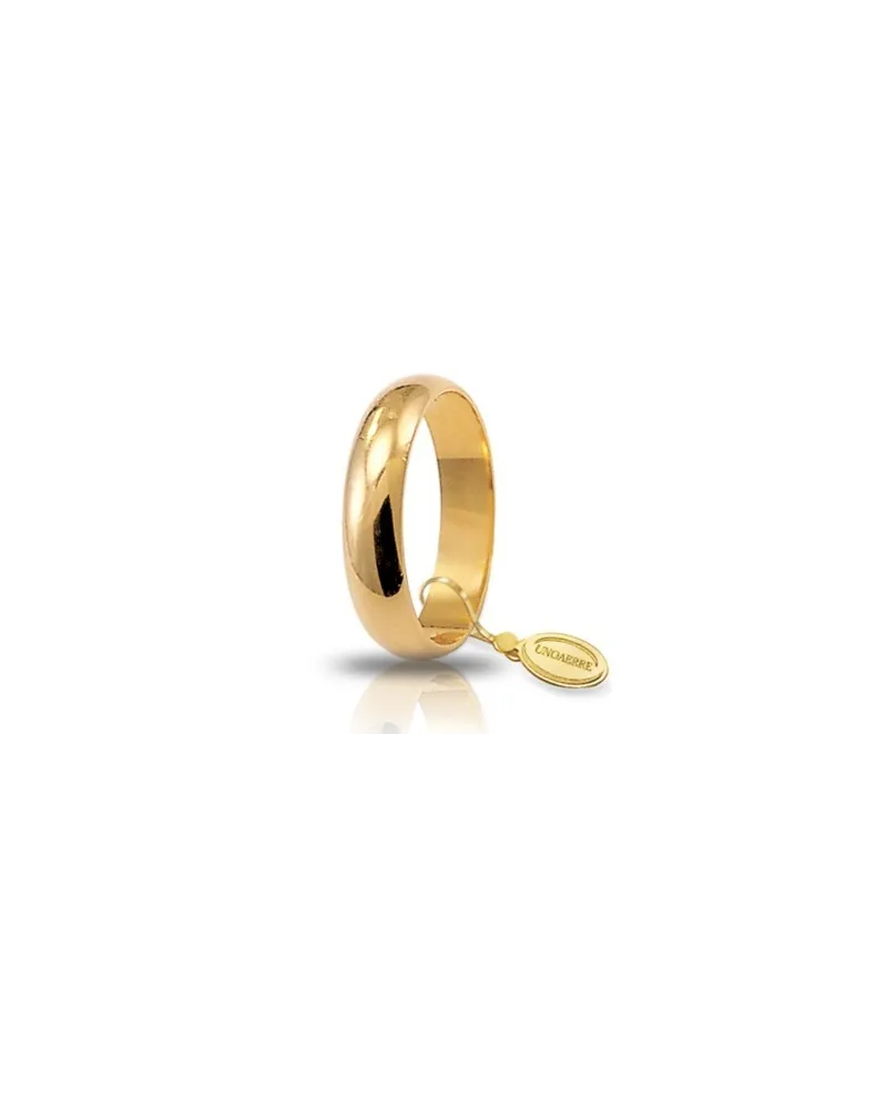 Alliance large Unoaerre en or jaune 5 grammes Alliance large Unoaerre en or jaune 5 grammes