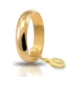 Unoaerre Wide Wedding Ring in Yellow Gold 5 Grams