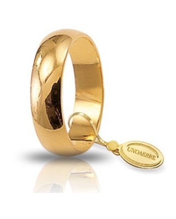Unoaerre Mantovana Wedding Ring in Yellow Gold 6 Grams