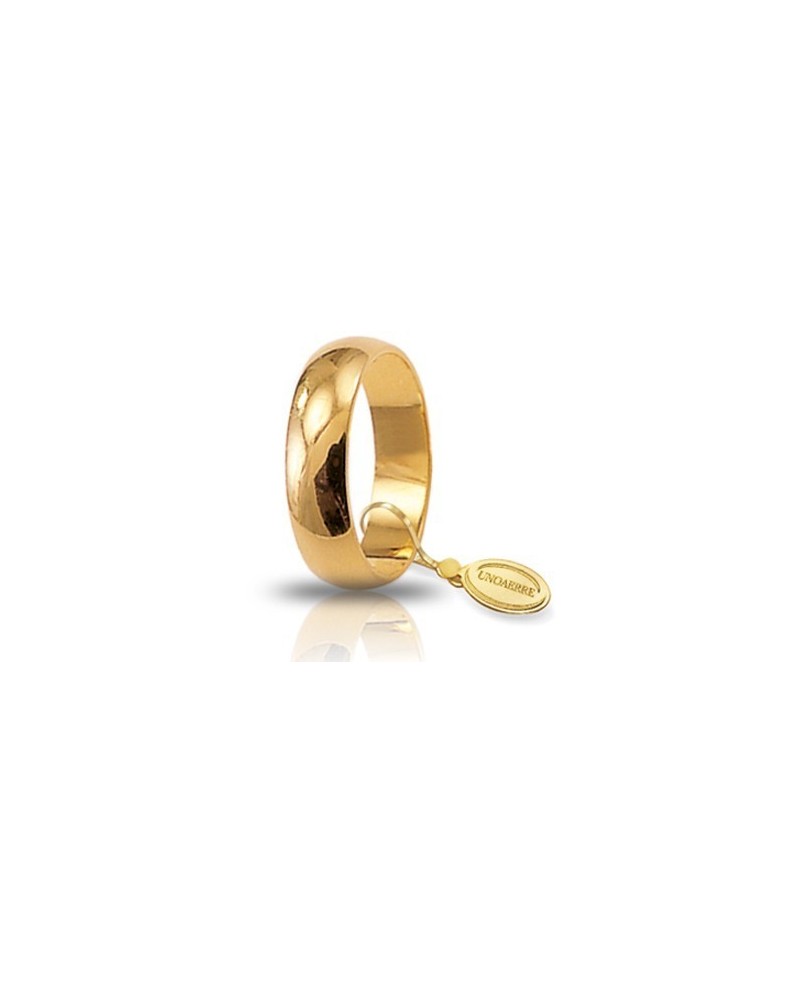 Unoaerre Mantovana Wedding Ring in Yellow Gold 6 Grams