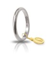 Fede Nuziale Unoaerre Francesina in Oro Bianco 3 Grammi