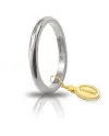 Unoaerre French Wedding Ring in White Gold 3 Grams