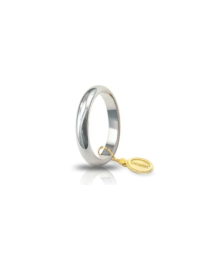 Alliance classique Unoaerre en or blanc 5 grammes