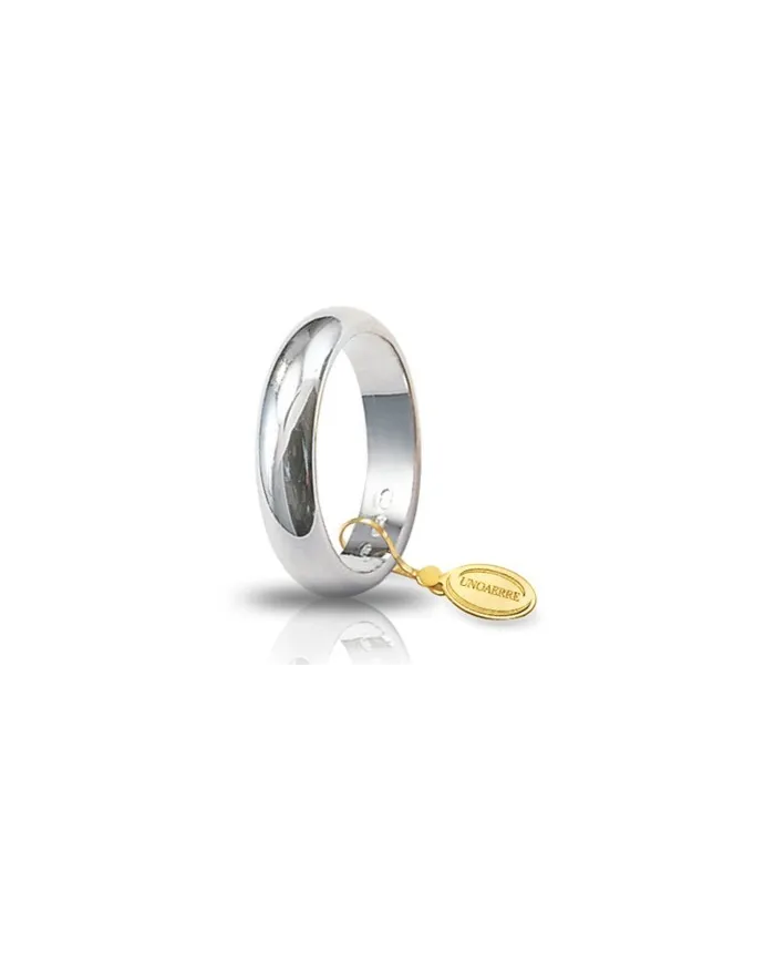 Alliance classique Unoaerre en or blanc 7 grammes