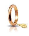 Unoaerre French Wedding Ring in Rose Gold 4 Grams
