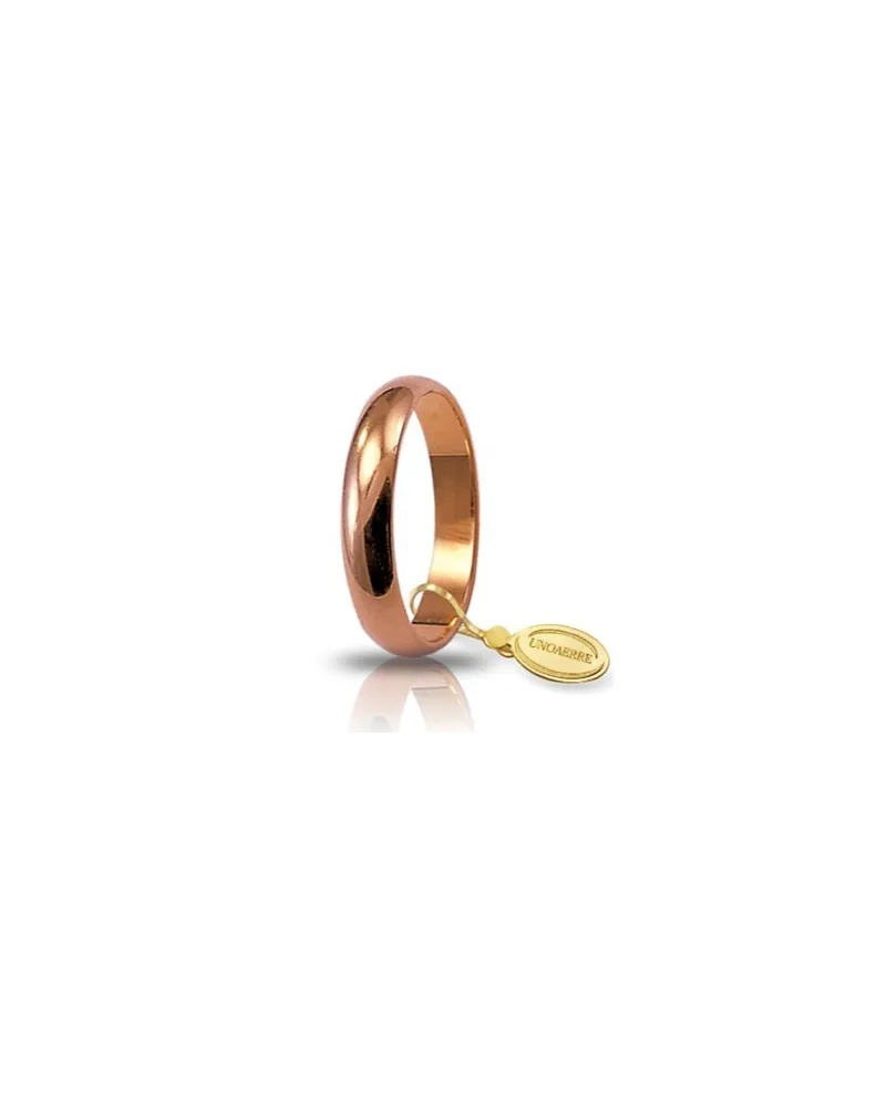 Unoaerre Classic Wedding Ring in Rose Gold 5 Grams