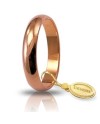 Unoaerre Classic Wedding Ring in Rose Gold 5 Grams