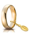Fede Nuziale Unoaerre Comoda in Oro Giallo 5 mm