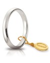 Unoaerre Comfortable Wedding Ring in White Gold 3 mm