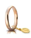 Fede Nuziale Unoaerre Comoda in Oro Rosa 3,5 mm