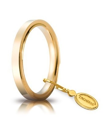 Unoaerre Wedding Ring Circles of Light in Yellow Gold 2.5 mm