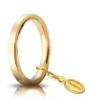 Unoaerre Wedding Ring Circles of Light in Yellow Gold 2.5 mm