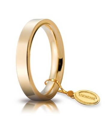 Alliance Unoaerre Cercles de Lumière en Or Jaune 3,5 mm