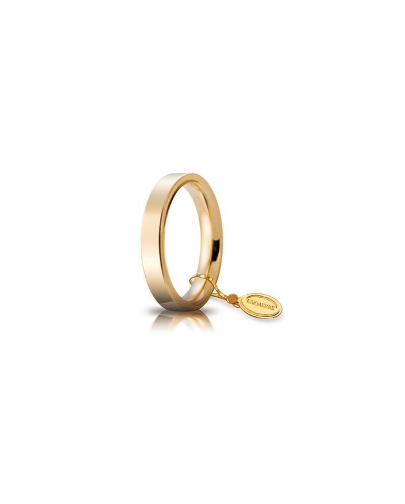 Fede Nuziale Unoaerre Cerchi di Luce in Oro Giallo 3,5 mm