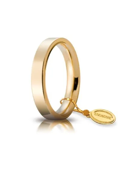 Alliance Unoaerre Cercles de Lumière en Or Jaune 3,5 mm