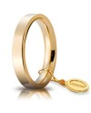 Unoaerre Wedding Ring Circles of Light in Yellow Gold 3.5 mm