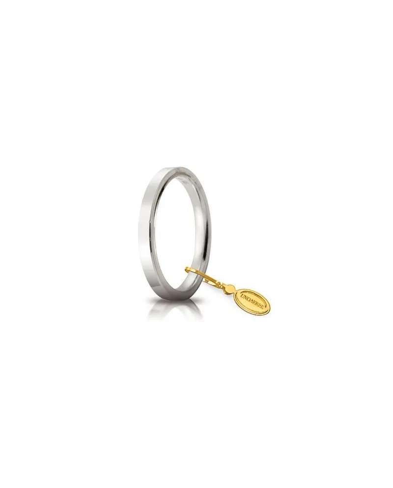 Alliance Unoaerre Cercles de Lumière en Or Blanc 2,5 mm