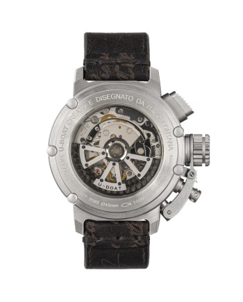 Chronographe U-Boat Chimera 46 mm Chrono SS Bleu Édition Limitée