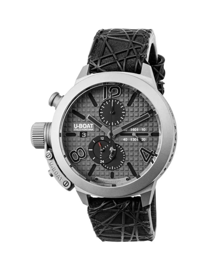 U-Boat Classic Chronograph 45 mm Titane Tungstène Gris