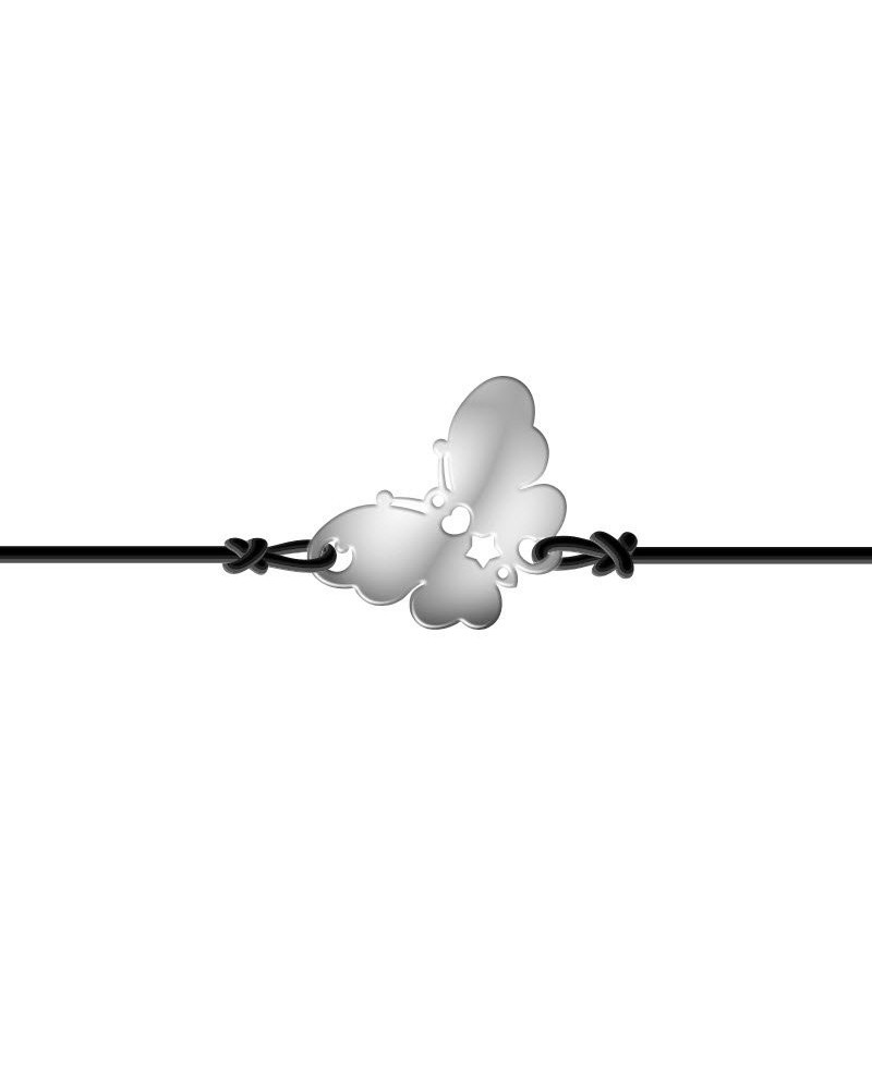 Bracciale Pasquale Bruni Le Monde Farfalla in Argento con Cordino