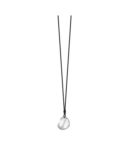 Collier Cœur Pasquale Bruni Le Monde en Argent avec Cordon