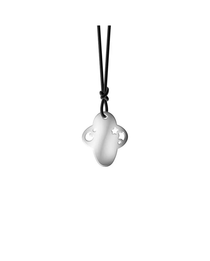Collier Croix Pasquale Bruni Le Monde en Argent avec Cordon