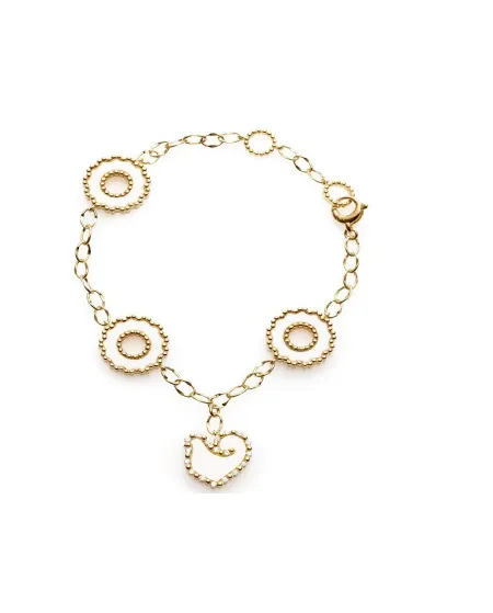 Bracelet Chantecler Anima 70 orné de quatre éléments kogolong et de diamants