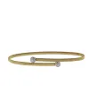 Bracciale MagicWire Aura in Oro Giallo e Pavè di Diamanti