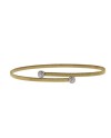 MagicWire Aura Bracelet in Yellow Gold and Diamond Pavè
