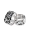 Anello Gerardo Sacco "Stil Novo" in Argento, Paolo e Francesca