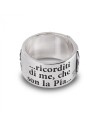 Anello Gerardo Sacco "Stil Novo" in Argento, Pia De' Tolomei