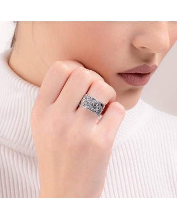 Bague Gerardo Sacco « Stil Novo » en argent, Pia De' Tolomei