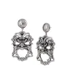 Boucles d'oreilles pendantes en argent Gerardo Sacco