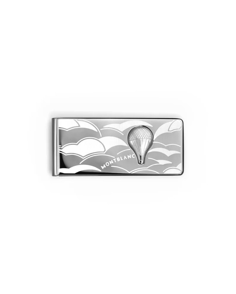 Montblanc Steel Money Clip Meisterstück Around the World in 80 Days