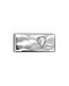 Montblanc Steel Money Clip Meisterstück Around the World in 80 Days