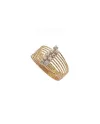 Anello MagicWire Sturdust in Oro Giallo con Diamanti