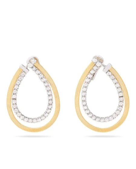 Orecchini a Goccia Marco Bicego Masai in Oro Giallo con Diamanti