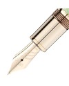 Stylo plume Montblanc Meisterstück Calligraphy Solitaire Celadon Dégradé avec plume courbée