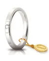 Fede Nuziale Unoaerre Cerchi di Luce in Oro Bianco con Diamante 2,5 mm