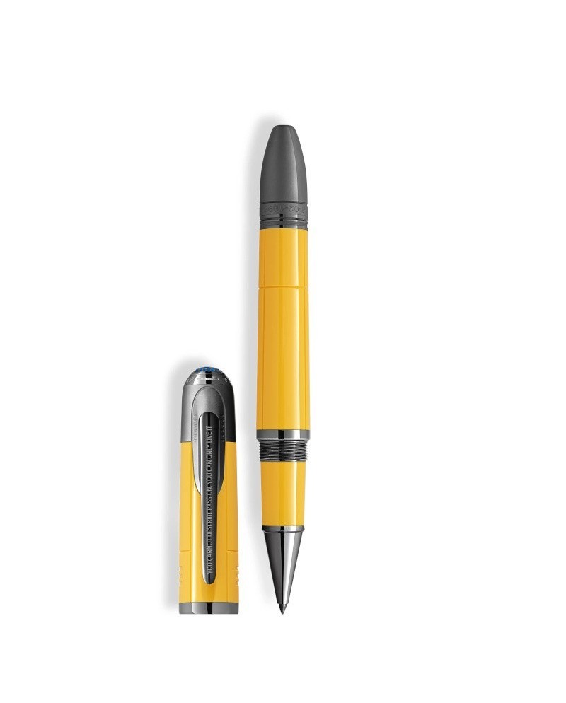 Stylo roller Montblanc Great Characters Enzo Ferrari Édition spéciale Modena Jaune