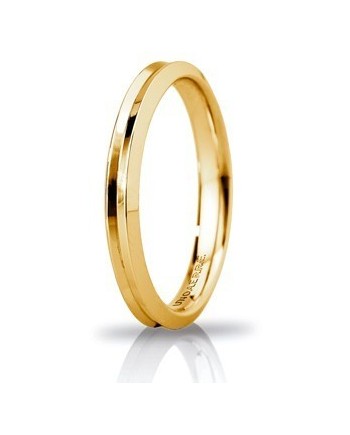 Alliance fine Corona Unoaerre en or jaune 3 mm