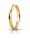 Fede Nuziale Unoaerre Corona Slim in Oro Giallo 3 mm