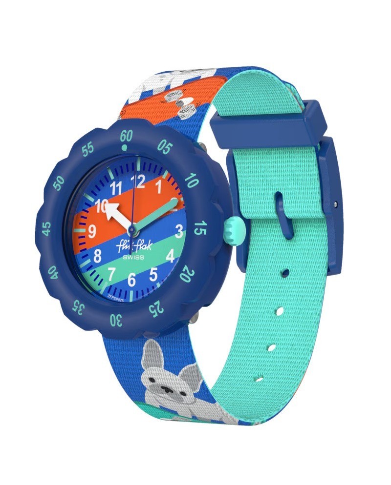 Orologio Swatch Flik Flak Skating Frenchie