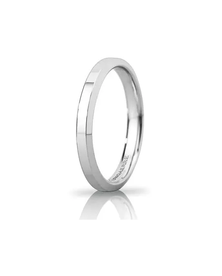 Alliance Unoaerre Hydra «&nbsp;Slim&nbsp;» en or blanc 3&nbsp;mm