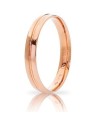 Fede Nuziale Unoaerre Lyra in Oro Rosa