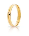 Fede Nuziale Unoaerre Lyra in Oro Giallo con Diamante
