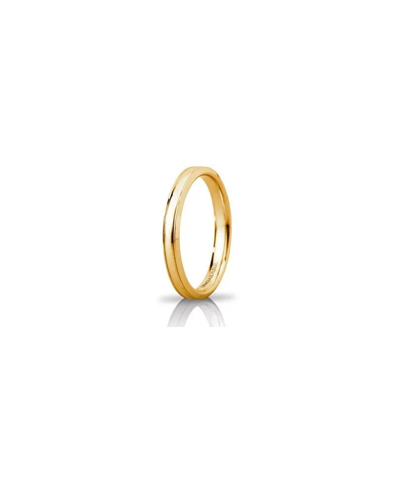 Fede Nuziale Unoaerre Orion "Slim" in Oro Giallo 3 mm Fede Nuziale Unoaerre Orion "Slim" in Oro Giallo 3 mm
