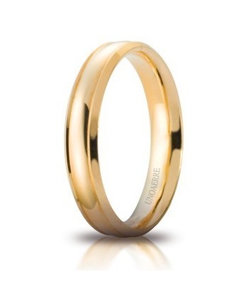 Fede Nuziale Unoaerre Orion in Oro Giallo 4  mm